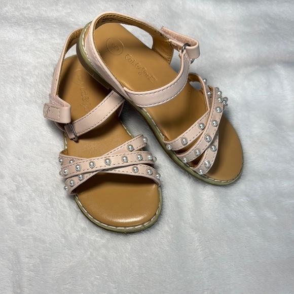 Cat & Jack Silver and Pink Sandals for Kids - Picture 2 of 6
